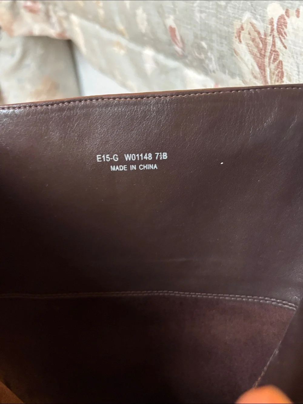 Cole Haan Brown Leather Over-the-Knee Riding Boots with Buckle